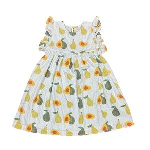 Pink Chicken Avocado Dress Kids Size 6